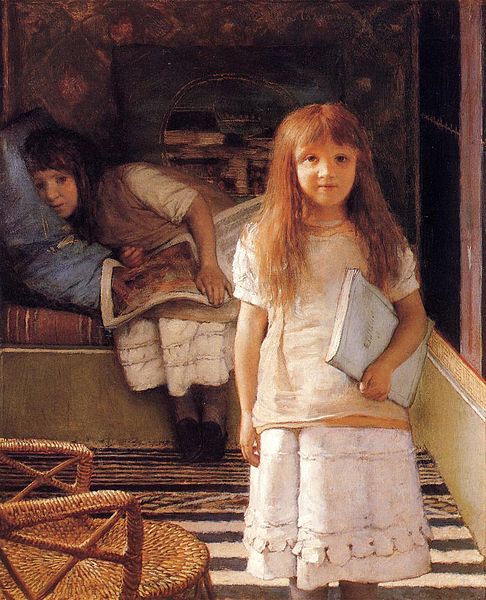 Lawrence Alma-Tadema This is our corner 1873 oil on wood Van Gogh Museum